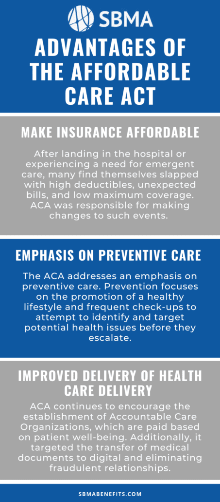 Advantages of the Affordable Care Act