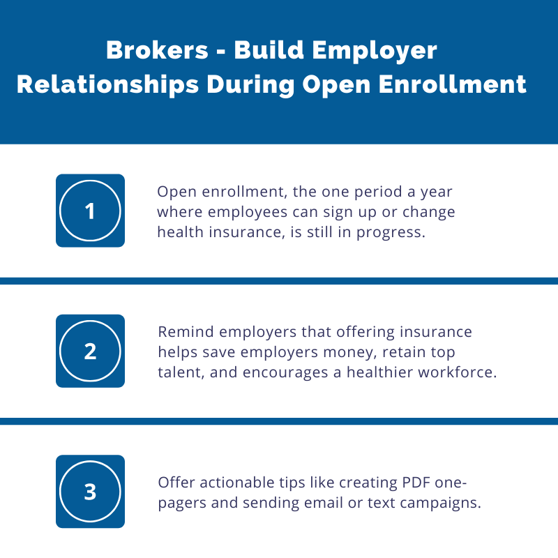 Brokers can encourage employer partnerships during open enrollment 2022